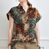 Women's Shirt Lightweight Cotton Floral