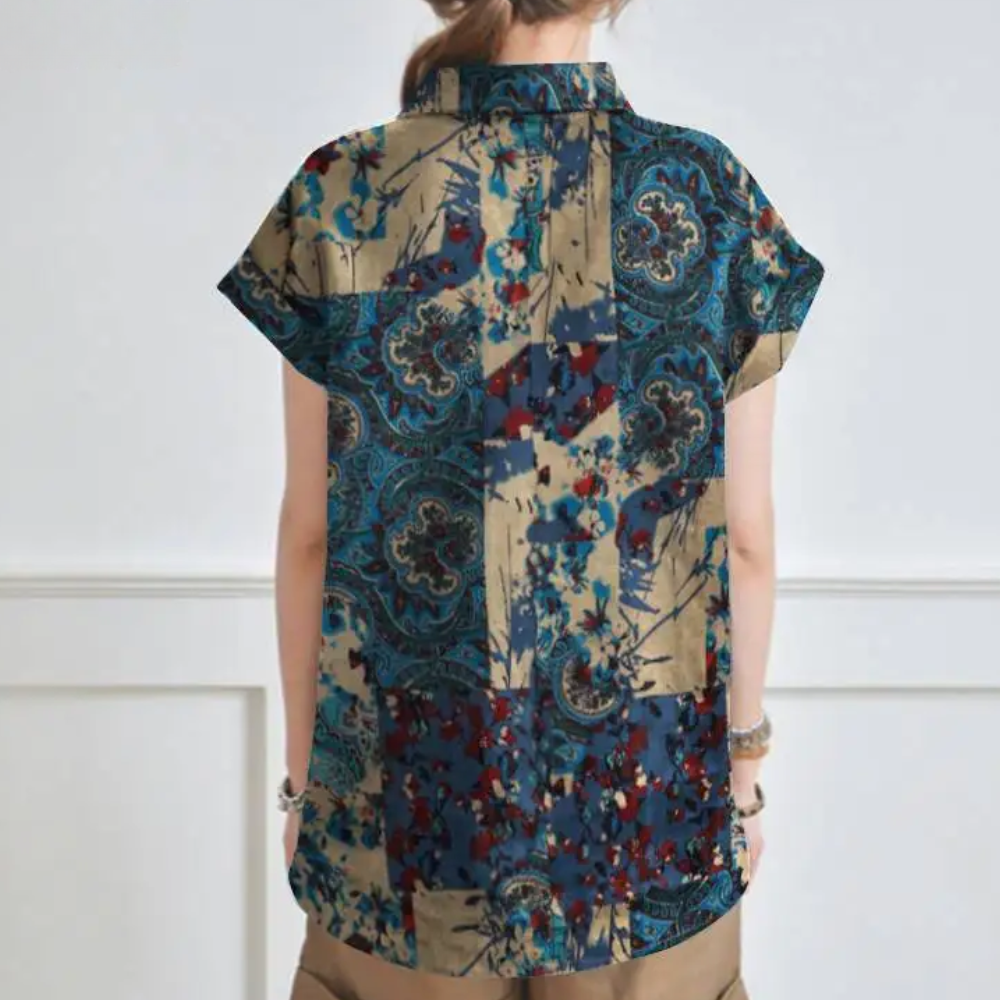Women's Shirt Lightweight Cotton Floral