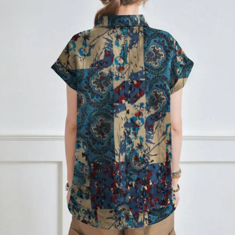 Women's Shirt Lightweight Cotton Floral