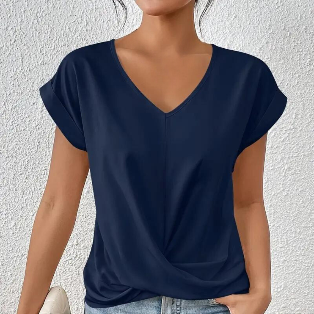 Women's V-Neck Shirt Cotton