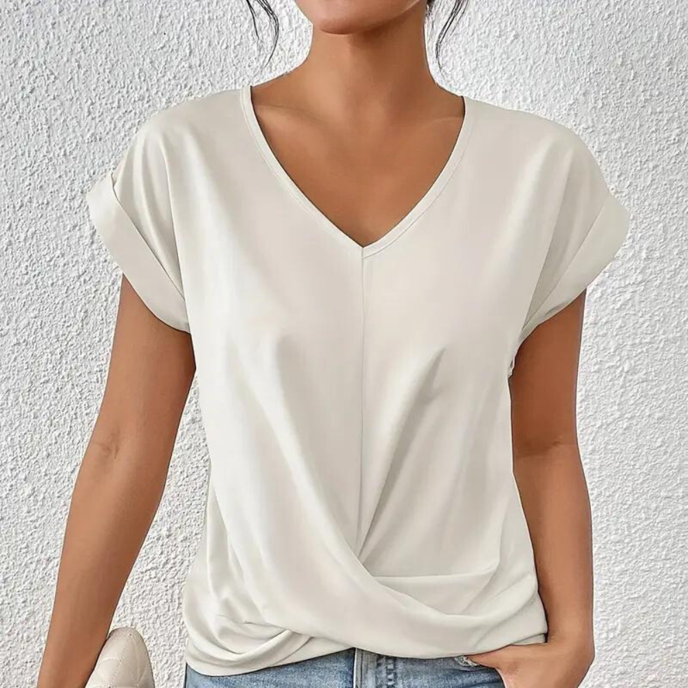 Women's V-Neck Shirt Cotton