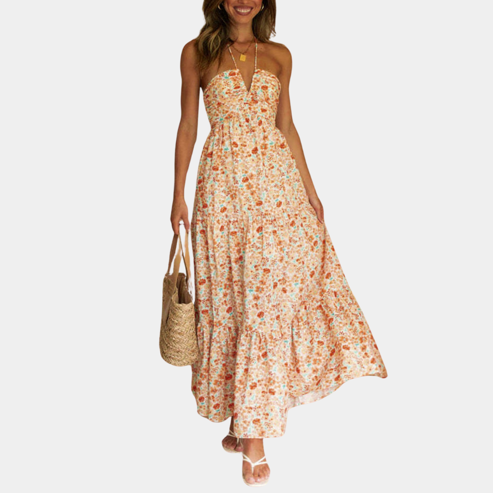 Women's Lightweight Fabric Maxi Dress