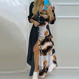 Artistic Newspaper Print Luxury Dress - Unique Womens Dress for Statement Style