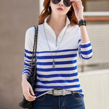 Women's Striped Cotton T-Shirt