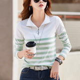 Women's Striped Cotton T-Shirt