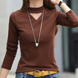 Women's V-Neckline Cotton Shirt
