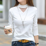 Women's V-Neckline Cotton Shirt