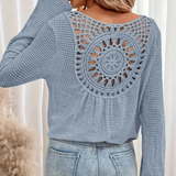Women's Knitted Polyester Top