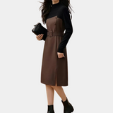 Women's Black Midi Summer Dress