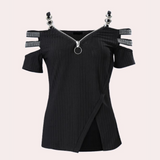Women's Going Out Top Breathable Fabric