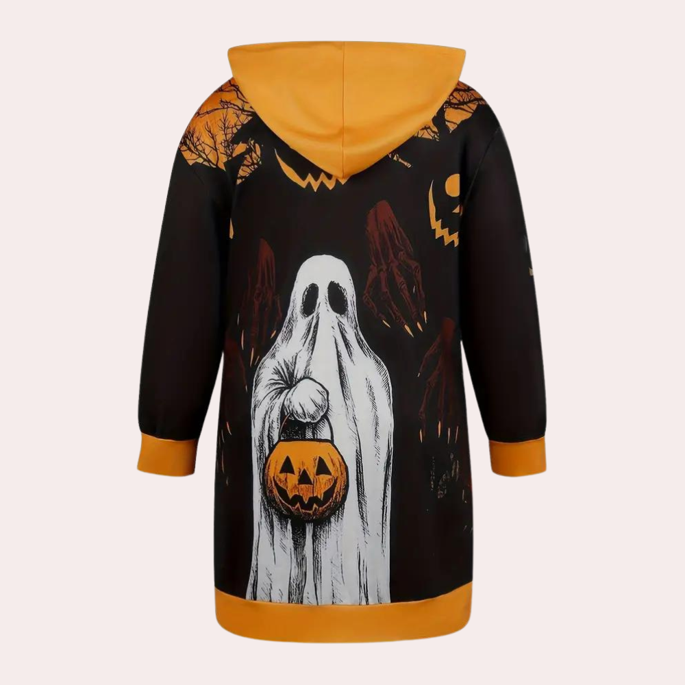 Women's Black Hoodie Dress