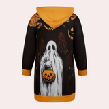 Women's Black Hoodie Dress