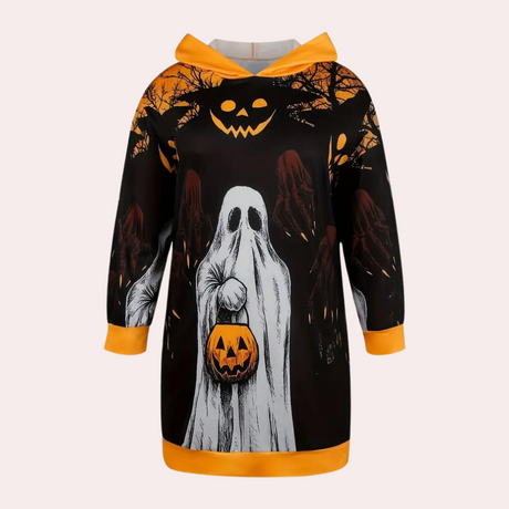 Women's Black Hoodie Dress