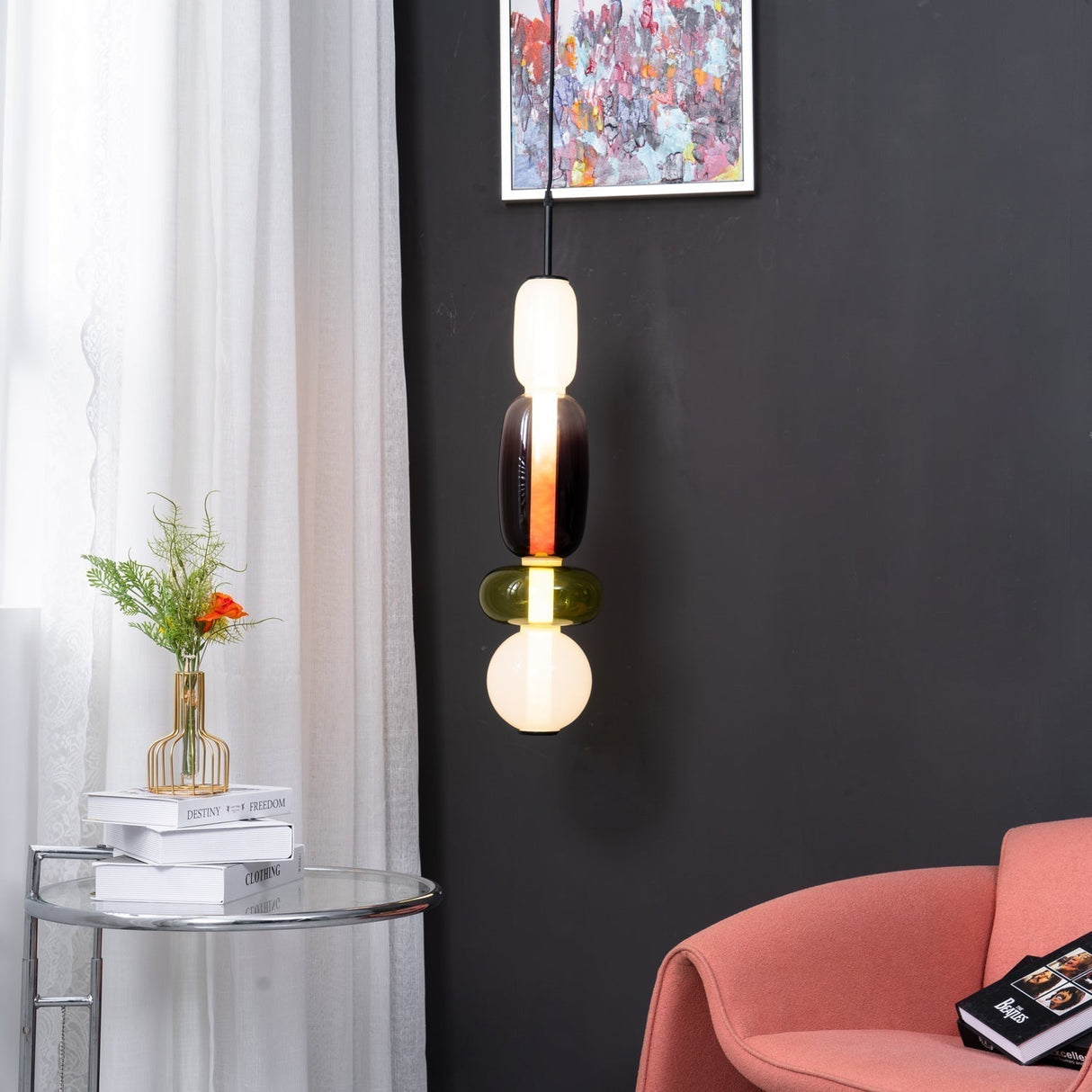 SugarFree - Elegant Glass Pendant