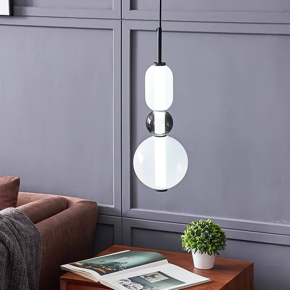 SugarFree - Elegant Glass Pendant