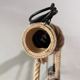 TimberGlow - Retro Wooden Ceiling Light