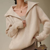 SilkBlend - Cashmere Zip Jumper