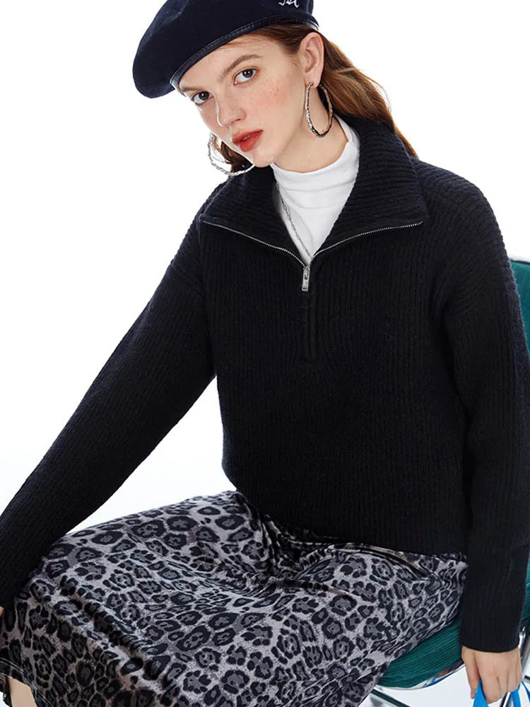 SilkBlend - Cashmere Zip Jumper