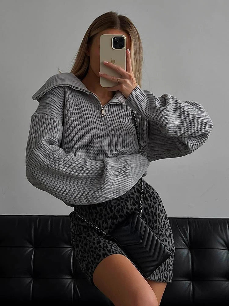 SilkBlend - Cashmere Zip Jumper