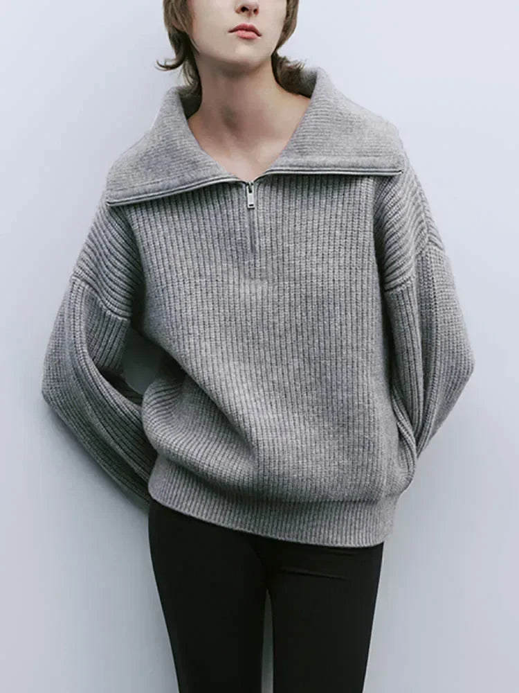 SilkBlend - Cashmere Zip Jumper