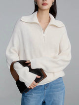 SilkBlend - Cashmere Zip Jumper