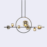 SphereLume – Artistic Glass Chandelier