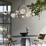 SphereLume – Artistic Glass Chandelier