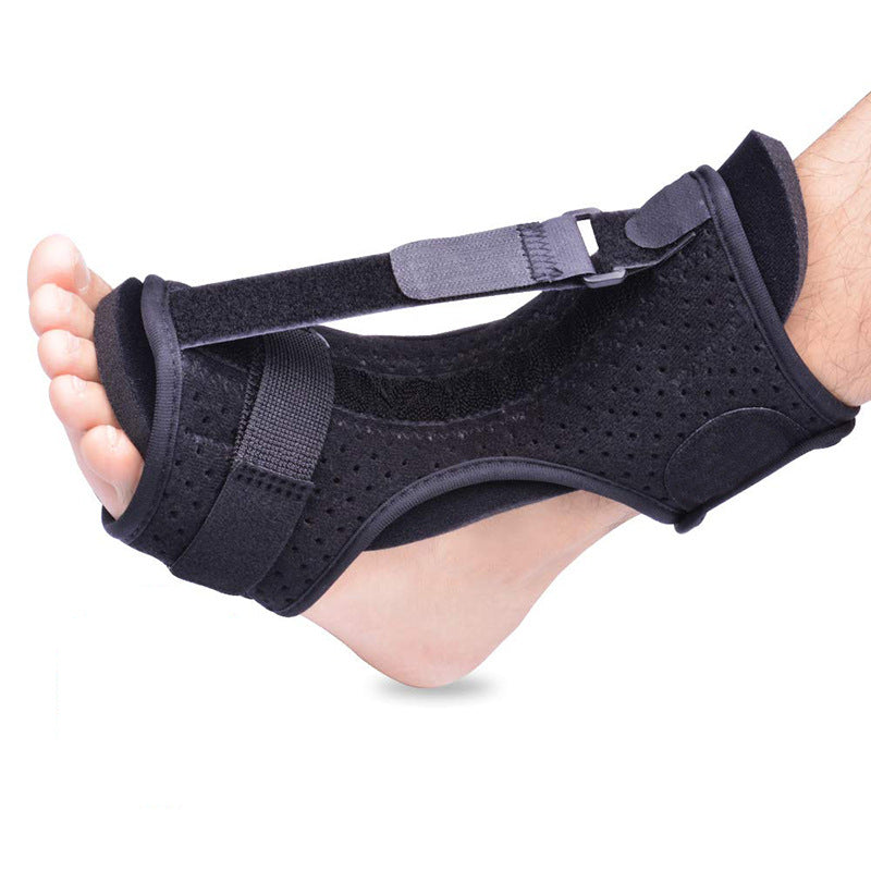 Adjustable Dorsal Night Splint with Plantar Drop Orthotic Brace for Heel Pain Relief