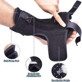 Adjustable Dorsal Night Splint with Plantar Drop Orthotic Brace for Heel Pain Relief