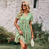 Women's Polyester Mini Summer Dress