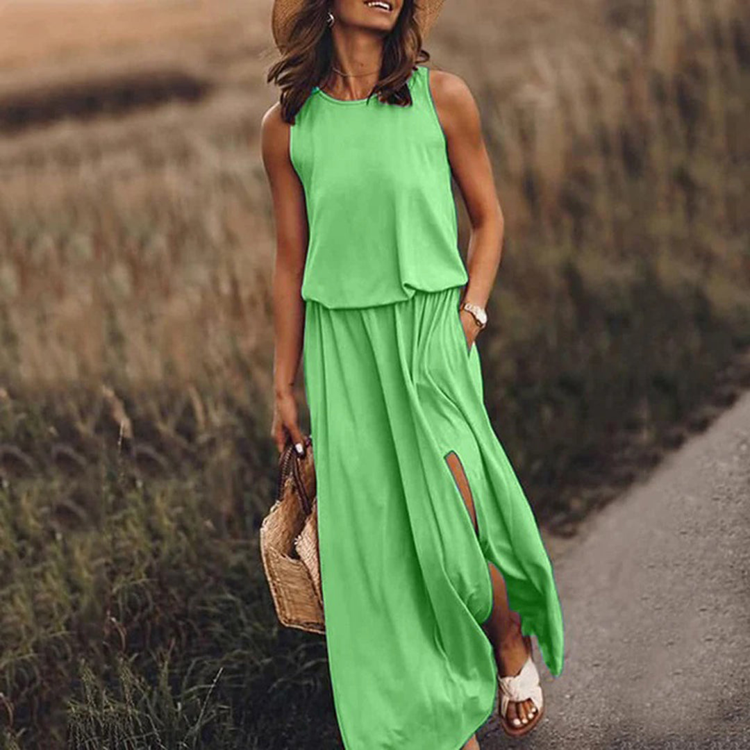 Women's Casual Polyester Summer Dress