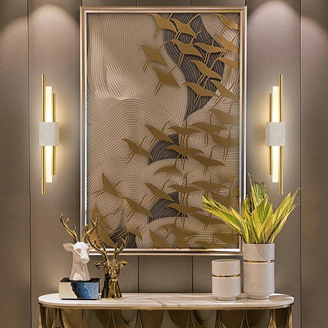 StoneGlow – Modern Marble Wall Lamp with LED Technology