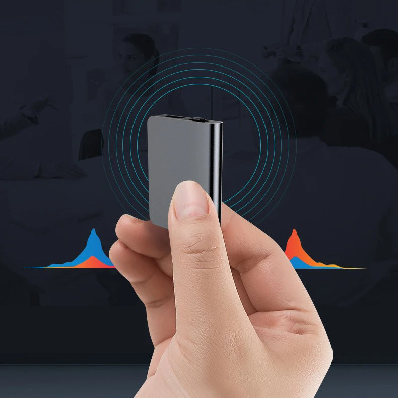 Mini Professional Spy Microphone Recorder – Ultra-Slim Design, 50 Hours Battery Life, High-Quality Sound for Discreet Audio Capture