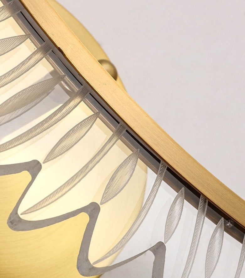 AngelGlow - Golden Winged Wall Lamp