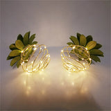 Solar Garden Lights - Waterproof Pineapple Design Outdoor Lamp with Intelligent Control