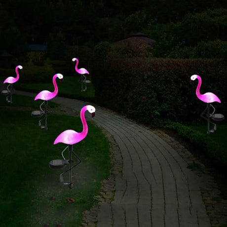 Solar Garden Flamingo Light - Eco-Friendly Solar Powered Outdoor Decoration