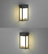SolarAura – Smart Solar Wall Lamp for the Garden