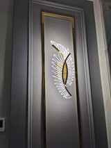 AngelGlow - Golden Winged Wall Lamp
