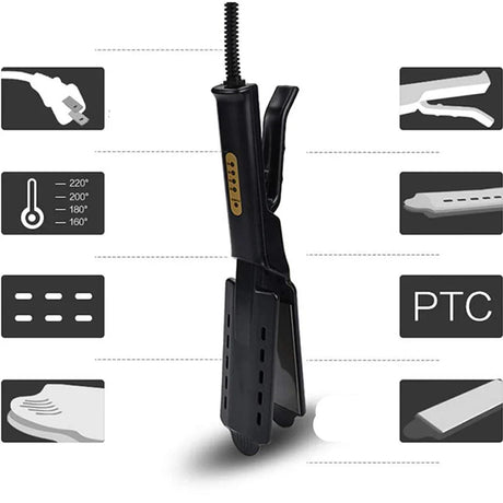 SwiftGlam - 4-Setting Wet & Dry Hair Straightener