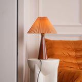 AntiqueRadiance – Elegant Wood and Metal Table Lamp