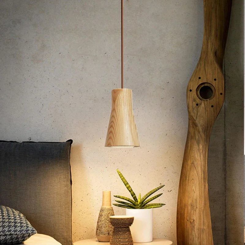 WoodVibe - Sleek Scandinavian Pendant Lamp