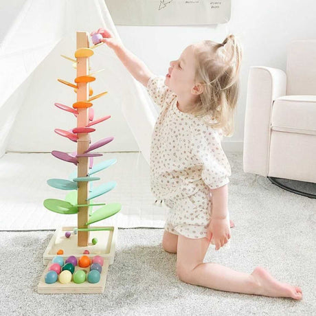 Rainbow Sound Tower for Sensory Play and Interaction