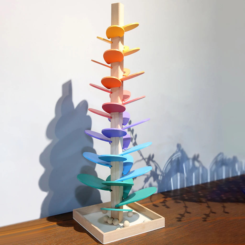 Rainbow Sound Tower for Sensory Play and Interaction
