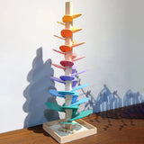 Rainbow Sound Tower for Sensory Play and Interaction