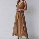Women's V-Neck Beach Summer Maxi Dress