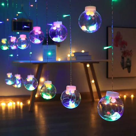 Waterproof LED Outdoor Fairy Lights – 3.5m Twinkle String Lights for Garden, Patio, or Balcony Decor