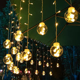 Waterproof LED Outdoor Fairy Lights – 3.5m Twinkle String Lights for Garden, Patio, or Balcony Decor