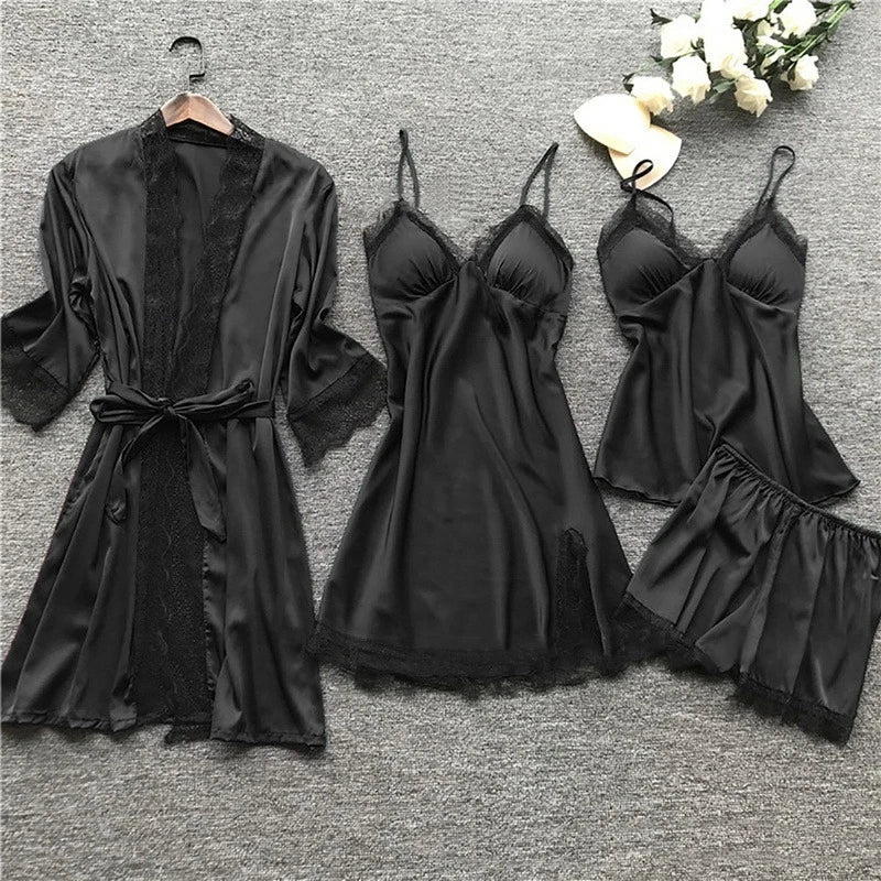 VelvetSlumber - Sophisticated Sleepwear Set for Ultimate Nighttime Comfort