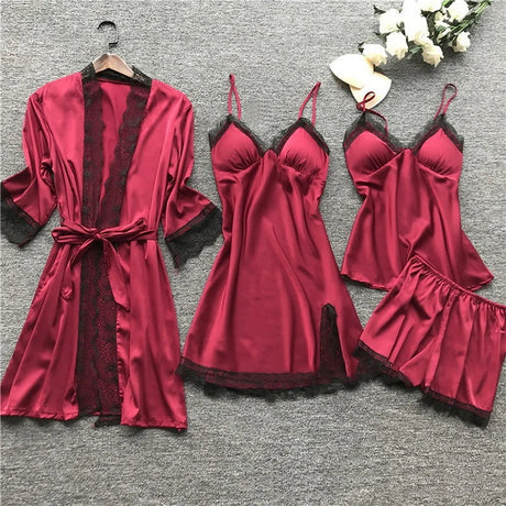 VelvetSlumber - Sophisticated Sleepwear Set for Ultimate Nighttime Comfort