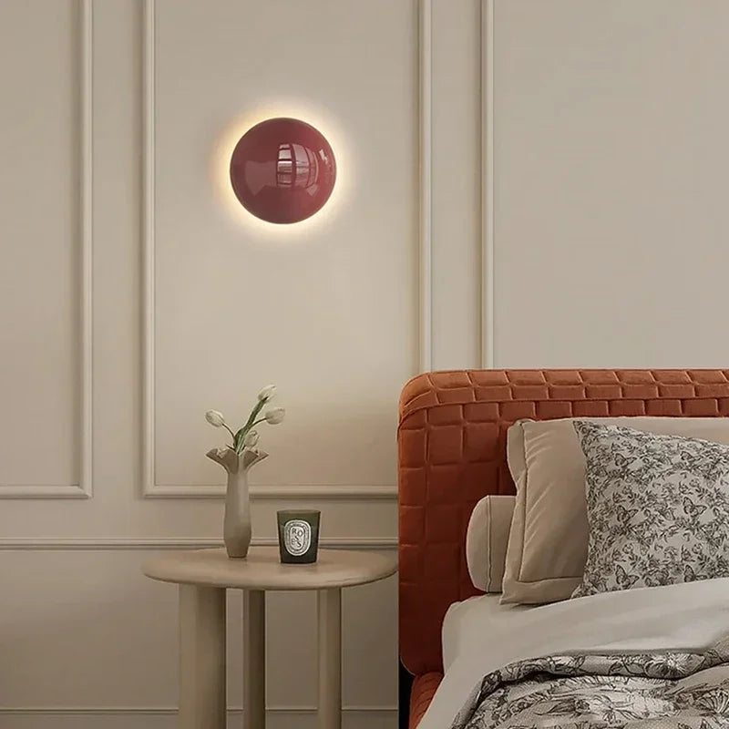 VortexGlow – Sculptural Metal Orb Lamp